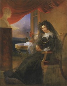 Retrato de la Emperatriz Isabel Alexeievna de Pyotr Basin